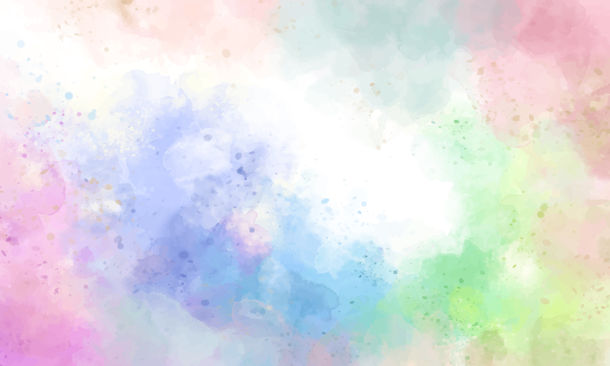 Rainbow of stain splash watercolor background